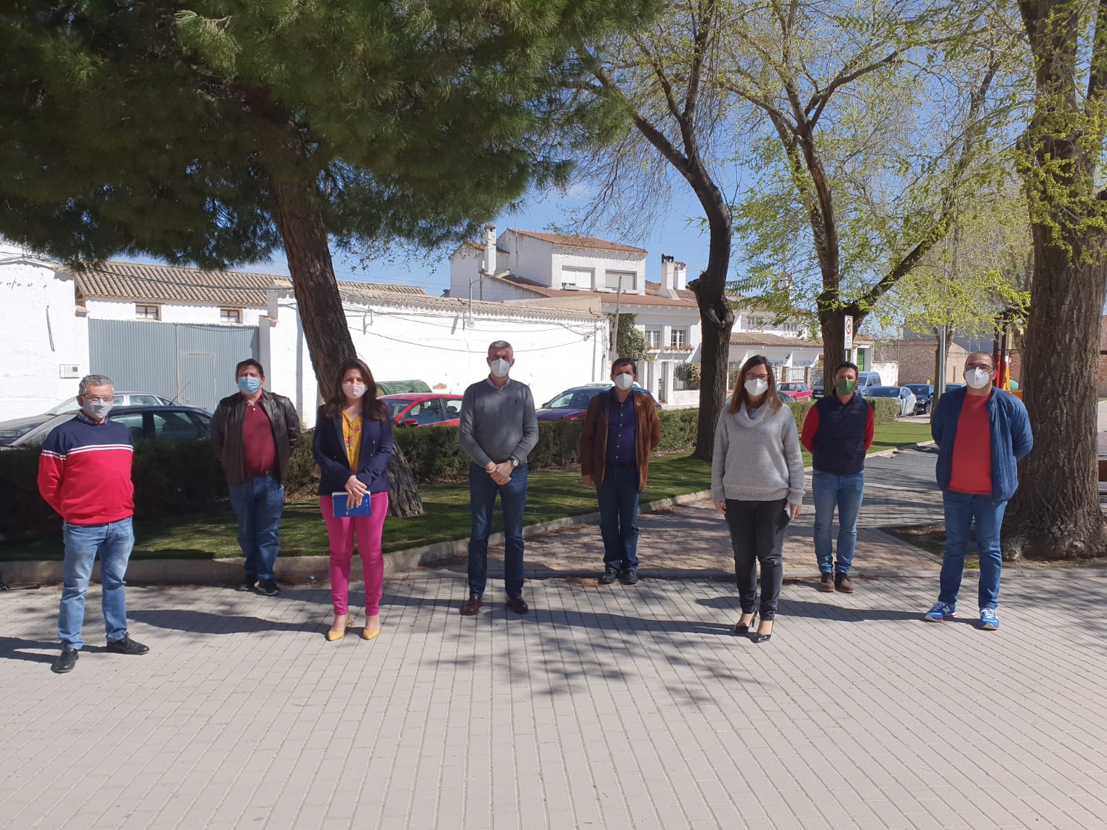 Reunión entre secretario general de PSOE de Toledo, Álvaro Gutiérrez y el grupo socialista de La Villa de Don Fadrique visitacupulaprovincialpsoetoledo